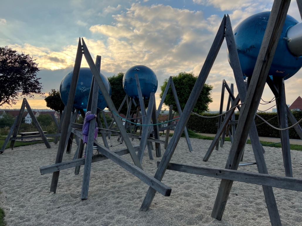 Spielplatz auf der Zitadelle Petersberg in Erfurt - ein tolles Ziel für Familien mit Kindern